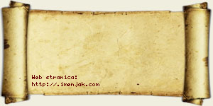 Vuk Kažović vizit kartica